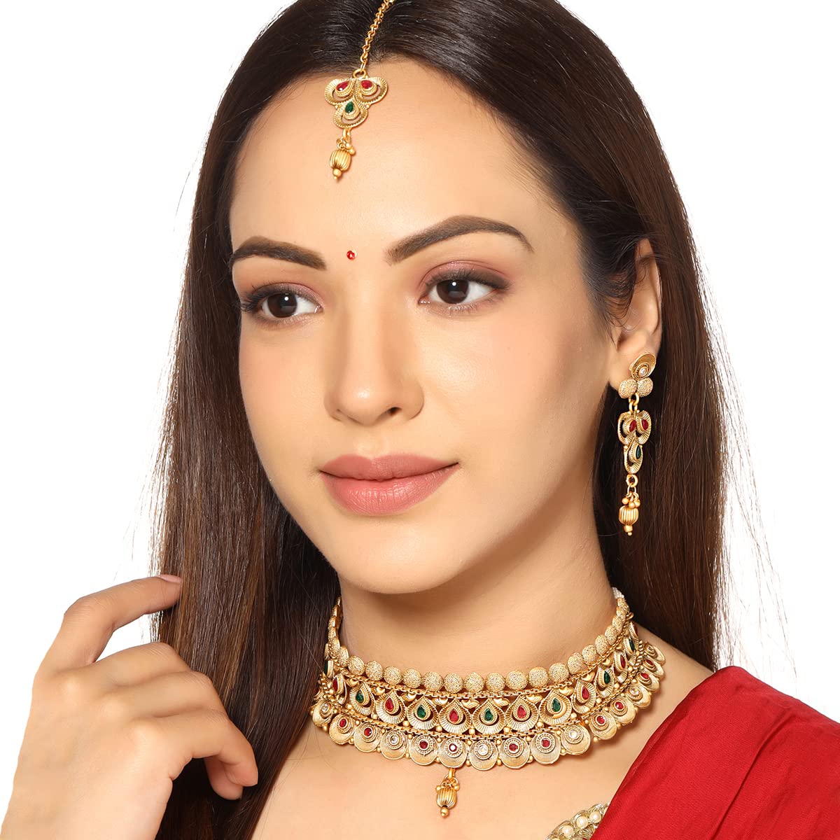 Yellow Chimes floral designed jewelry set - gift for birthdays