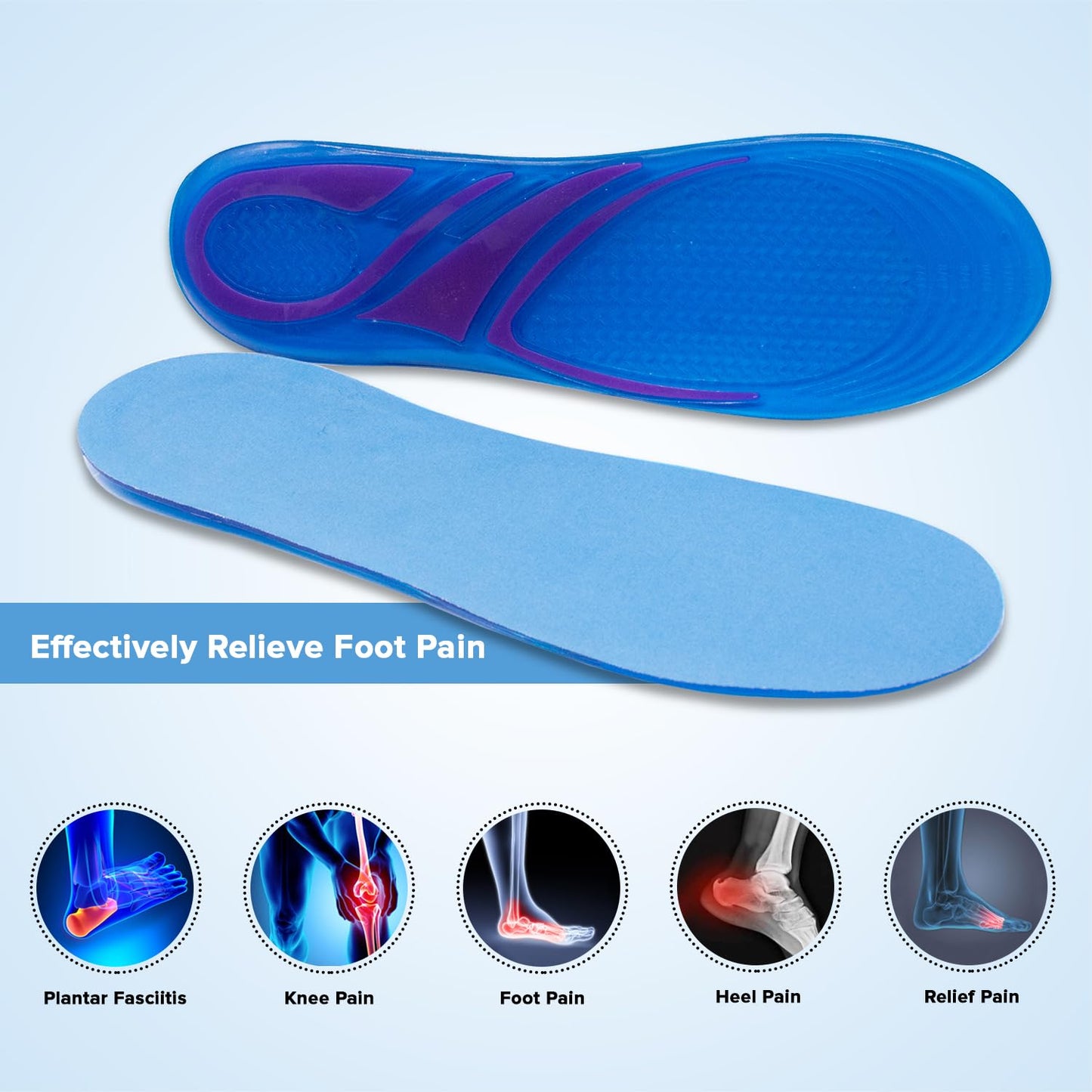 Dr Foot massaging insoles - adult comfort footwear