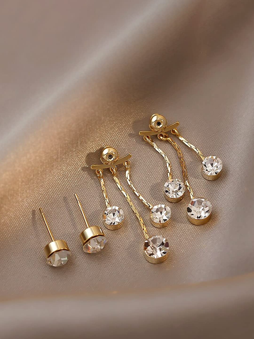 Yellow Chimes lightweight clip-on earrings - everyday wear