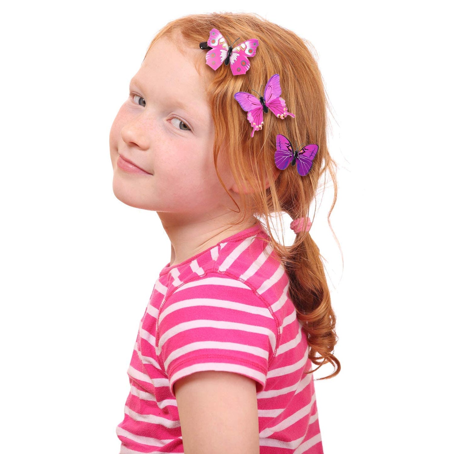 Yellow Chimes butterfly hair accessories - stylish clips for birthday gifts