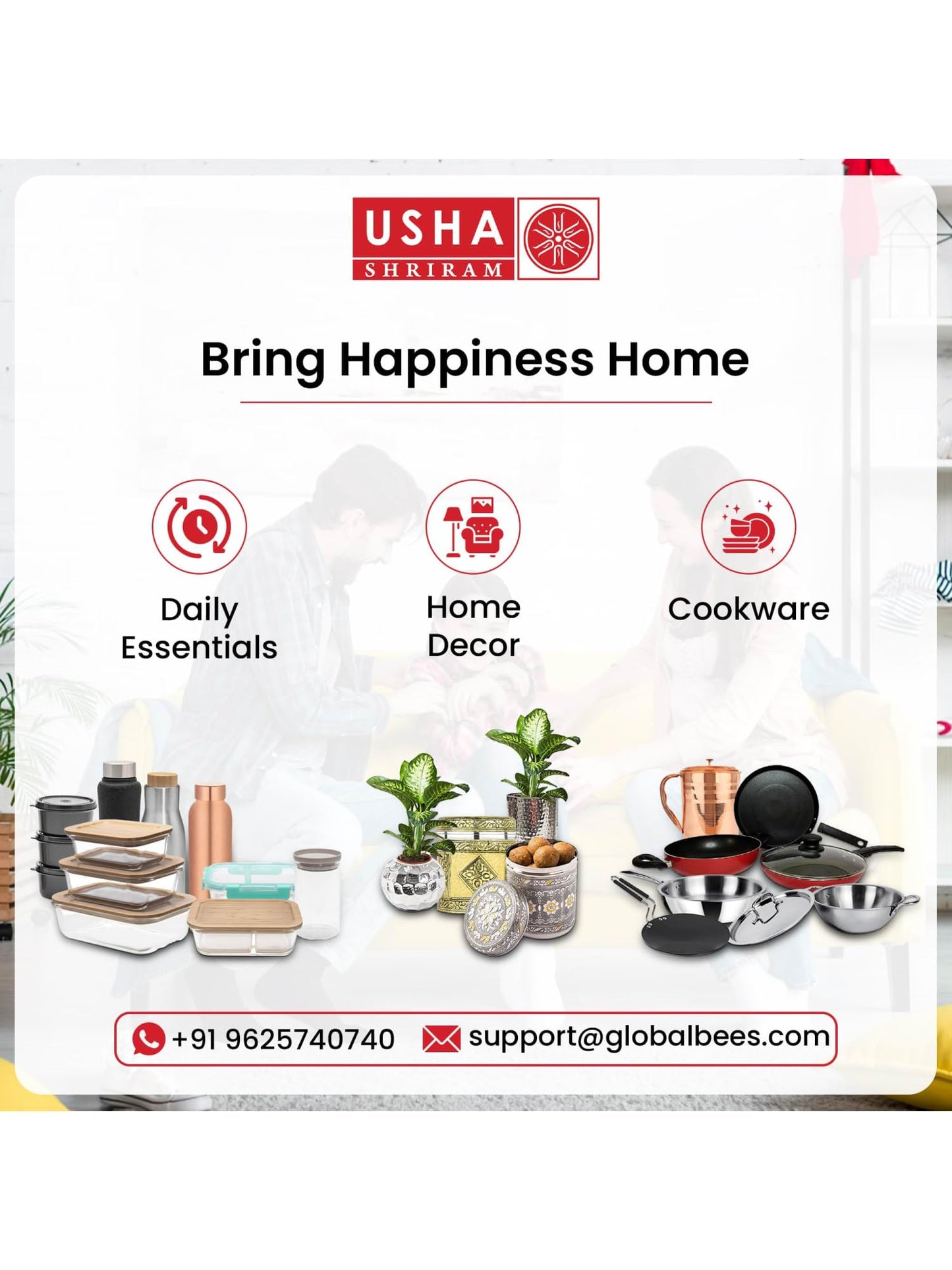 USHA SHRIRAM Melamine Dinner Set (31 Pcs) | Kitchen Set for Home | Unbreakable Plates and Bowls Set | Dinner Ware Set | Dinner Ware Set | Fiber Dinner Set | Gift for Marriage (Black Tree)