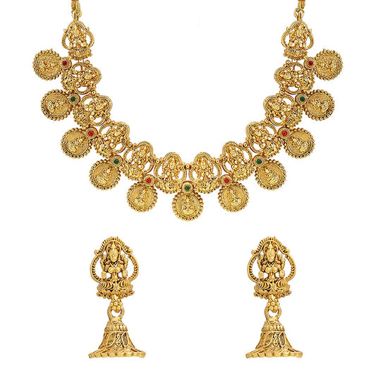 Yellow Chimes festive jewelry set - enhance your ethnic wear