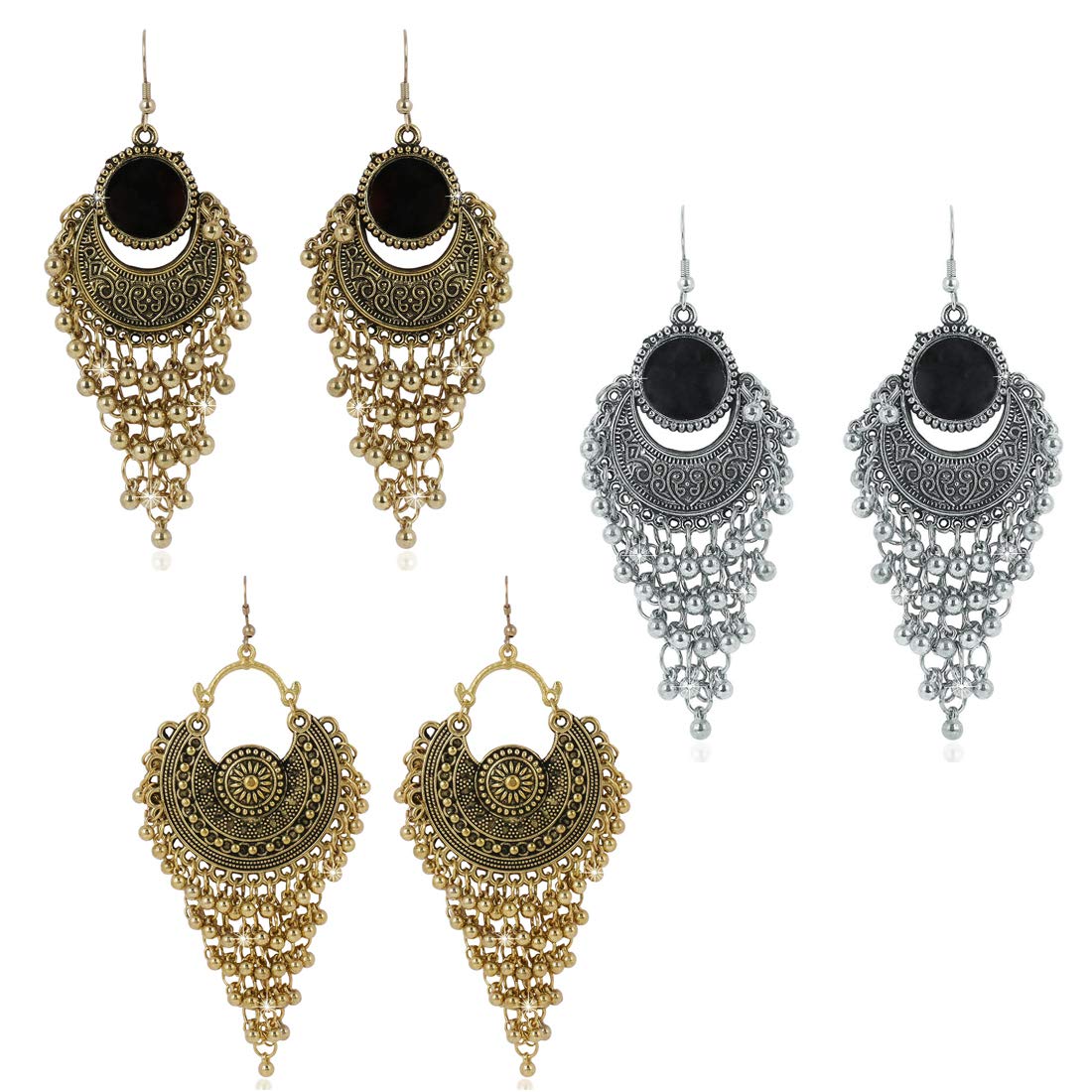 Yellow Chimes beautiful chandbali danglers - Special occasion wear