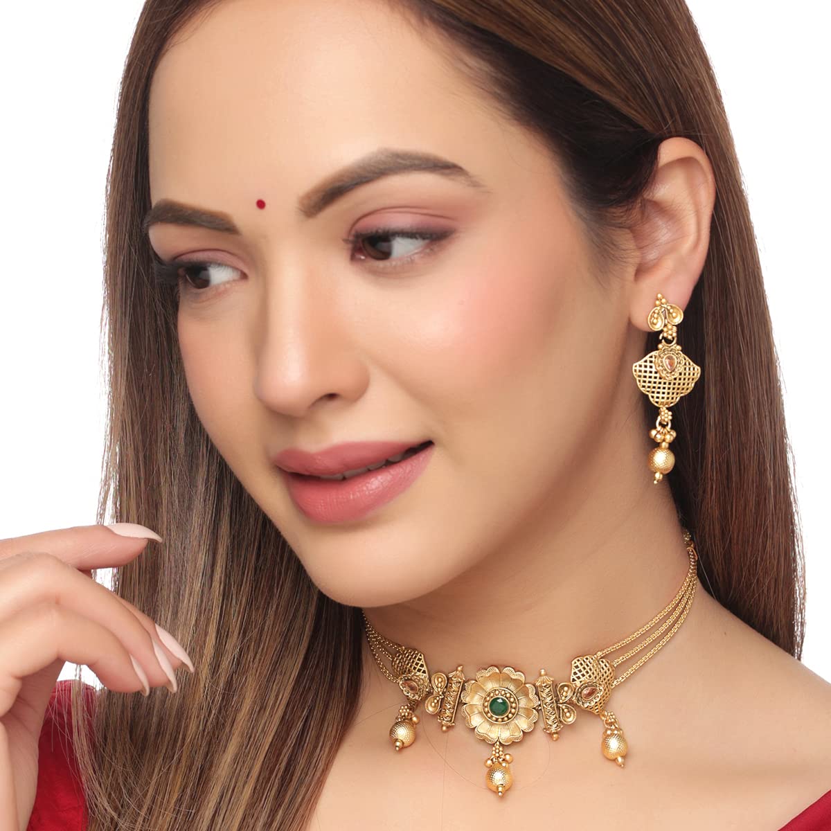 Yellow Chimes Gold Plated Jewellery - Gift for anniversaries