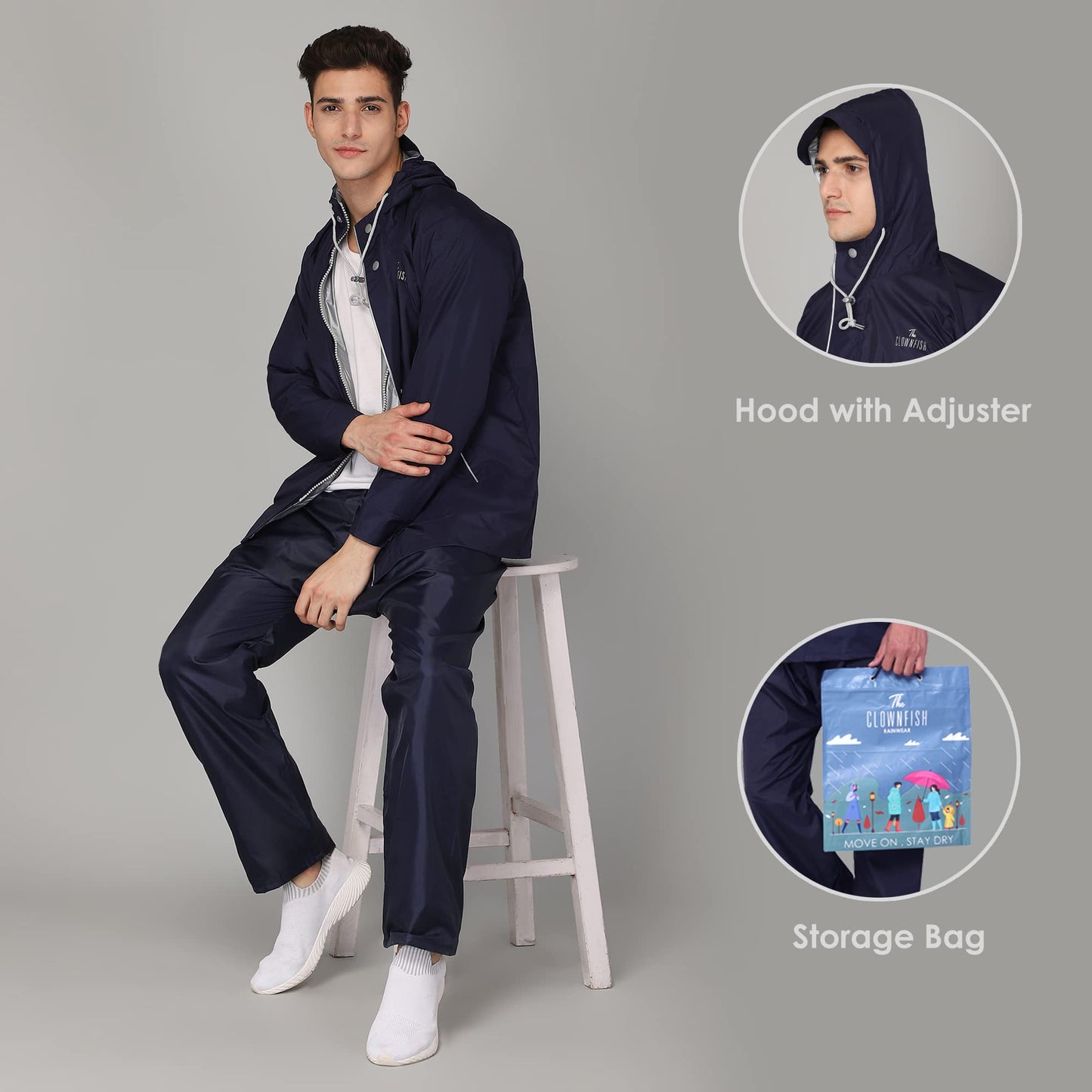 Clownfish Men's Raincoat - Casual Wear