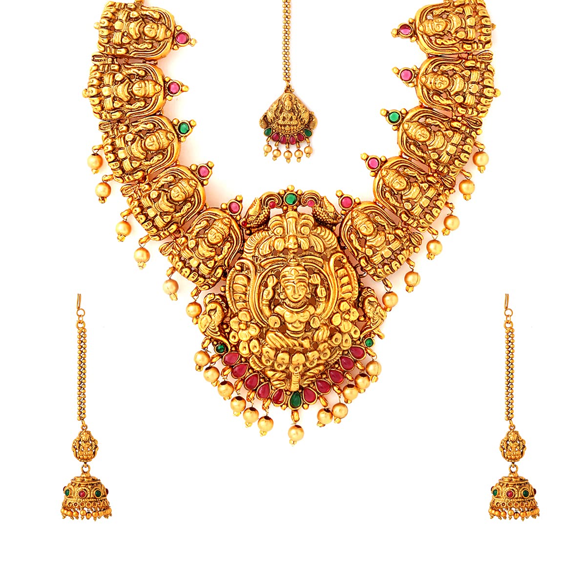 Yellow Chimes Gold Jewellery Set - Perfect birthday gift