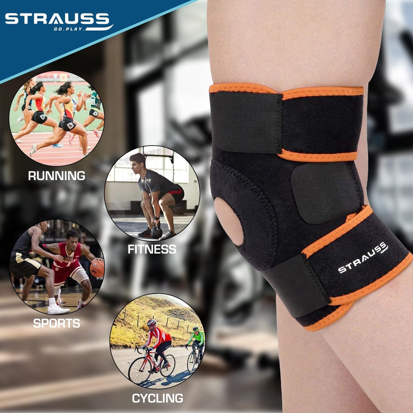 Strauss knee brace - Comfortable for walking