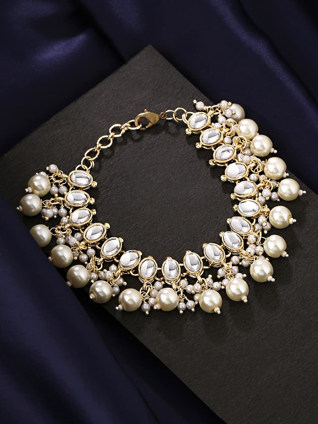Yellow Chimes Pearl Drop Bracelet - Perfect for day outings