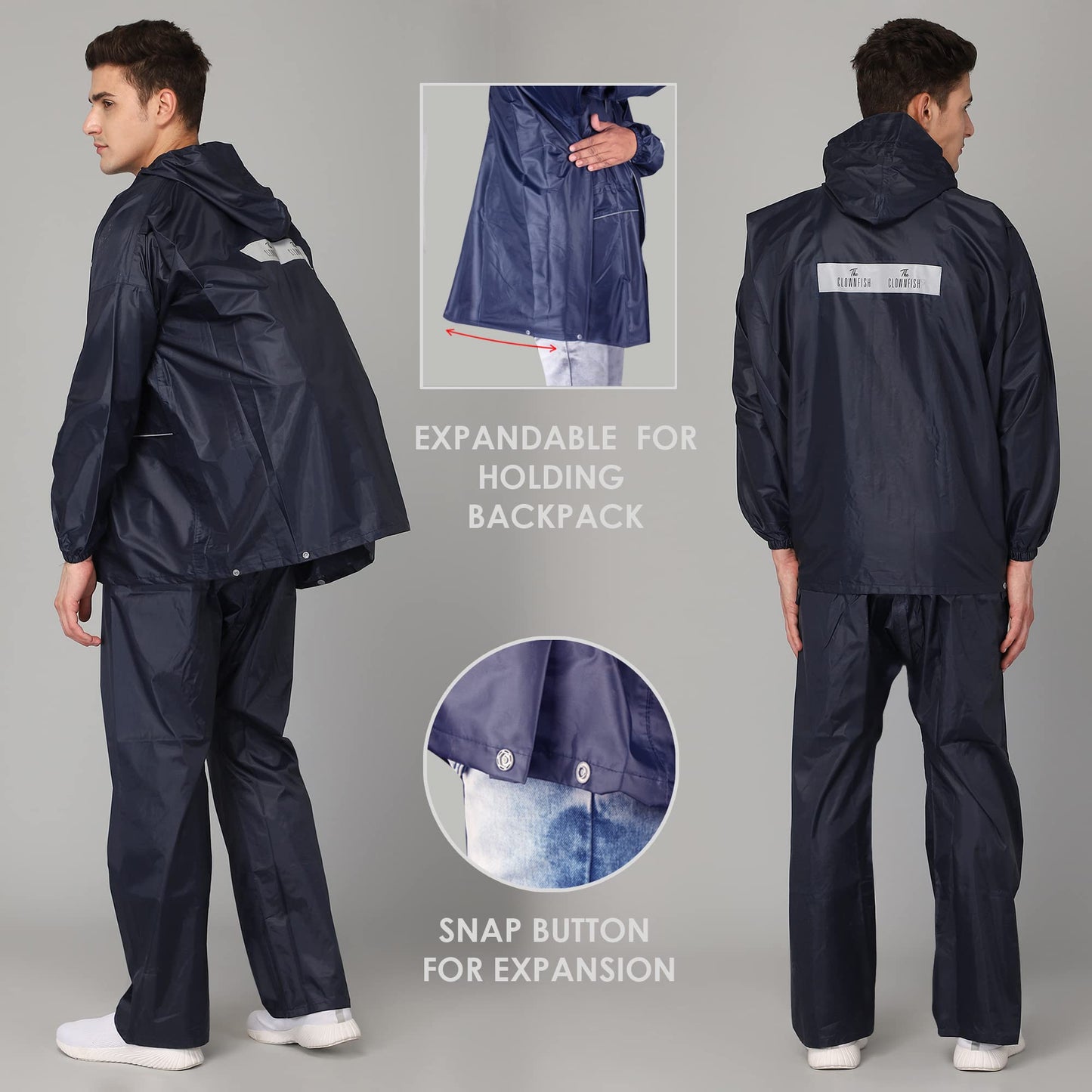 Clownfish A-Line Raincoat - Packed in storage pouch