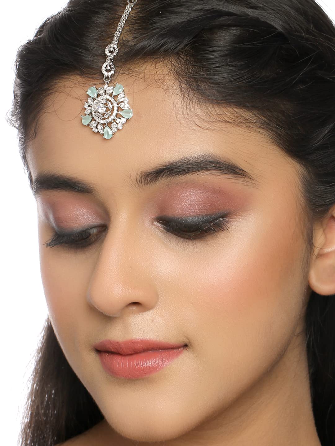 Yellow Chimes luxury maang tikka - Anniversary gift