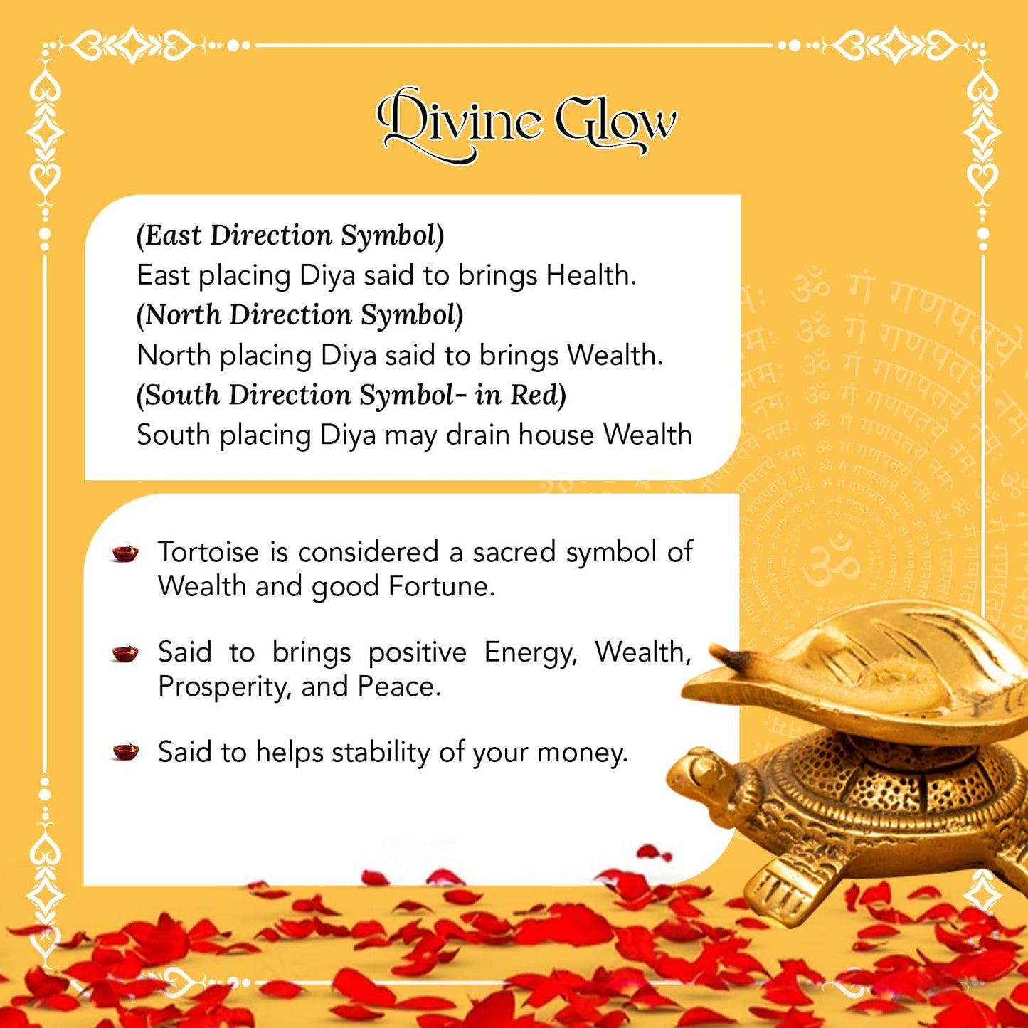 Ekhasa 100% Pure Brass Tortoise Diya for Puja | Diyas for Home Decoration | Pital Deepam for Pooja | Brass Oil Lamps for Pooja | Agal Vilakku for Pooja | Puja Diya for Home Mandir | Deepak Kundulu