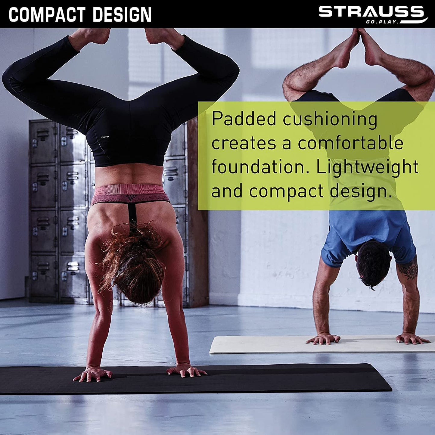 Strauss Anti Skid Yoga Mat - Outdoor Yoga