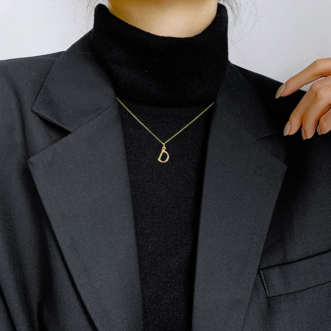 Yellow Chimes Alphabet D necklace - Personal touch for outfits