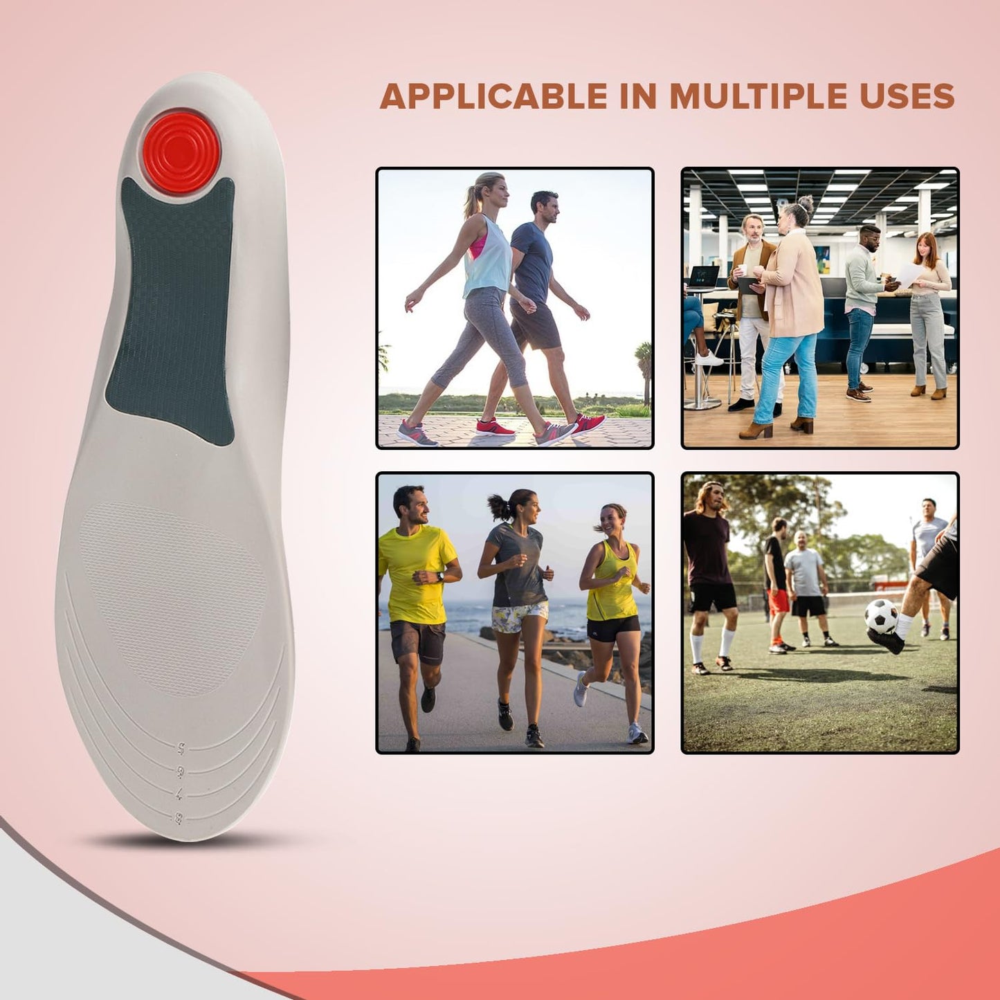 Dr Foot Orthotic insoles - Gym use enhancement