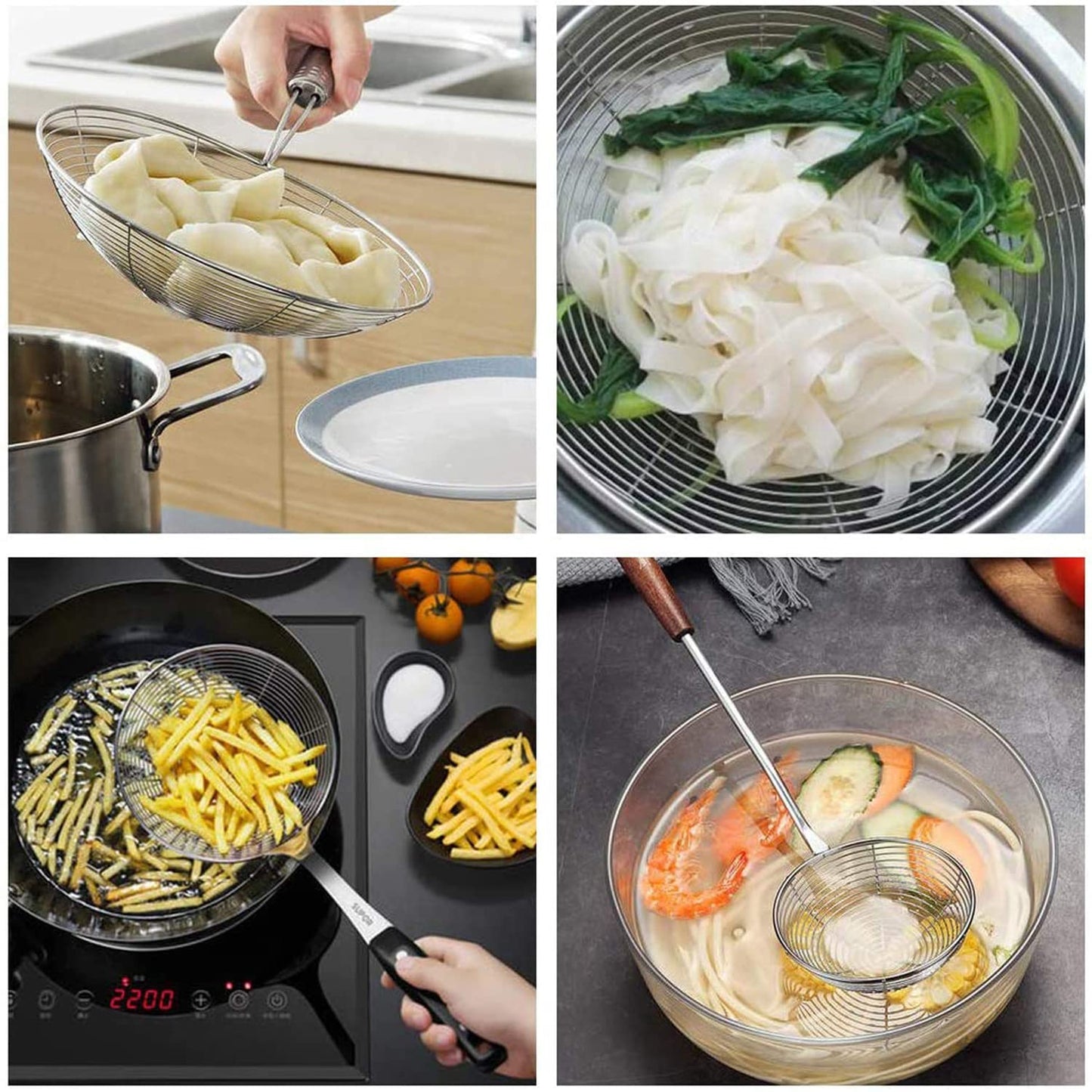 Kuber Stainless Steel Jhara Skimmer - Home Cooking