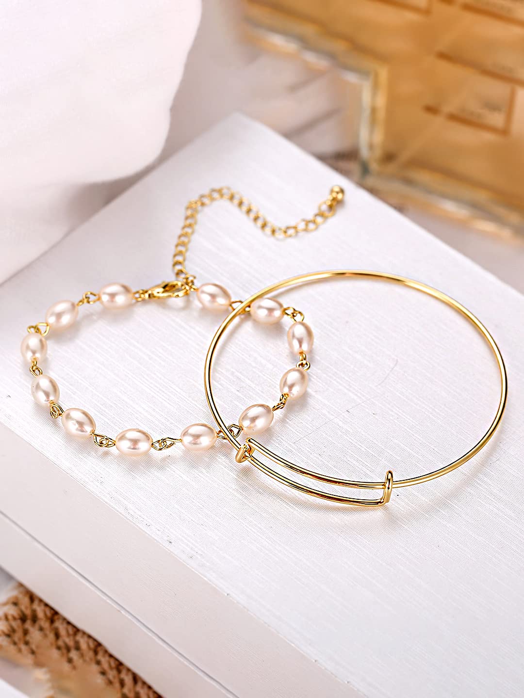 Yellow Chimes bracelet - elegant piece for parties