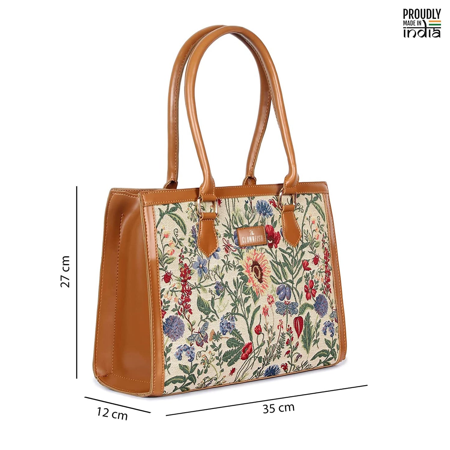 Clownfish Eden Floral Tote - Great for Casual Outings