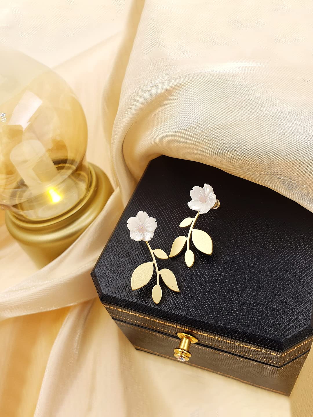 Yellow Chimes combo earrings - stylish wear for girls
