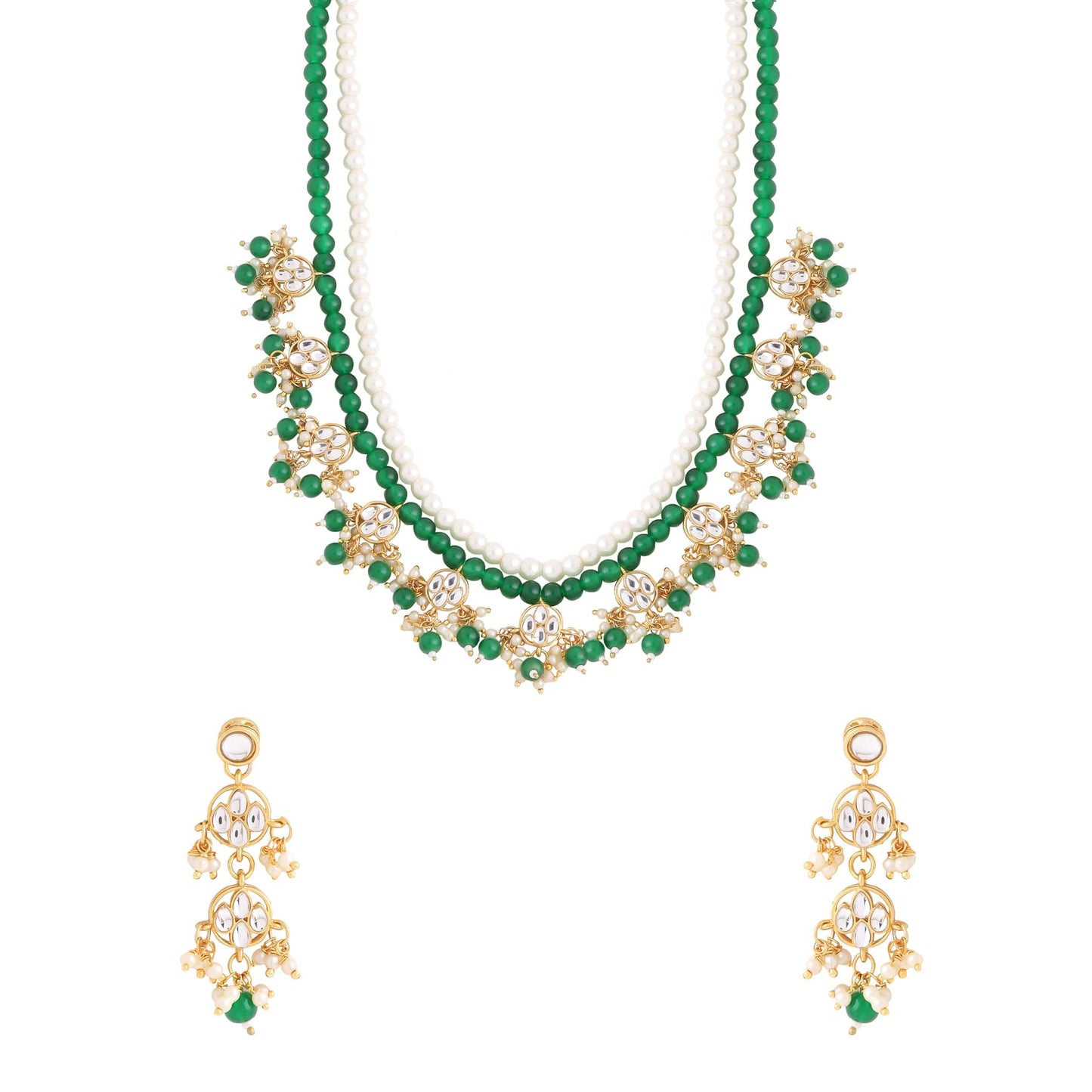 Yellow Chimes Stylish Earrings Set - Complements Any Outfit