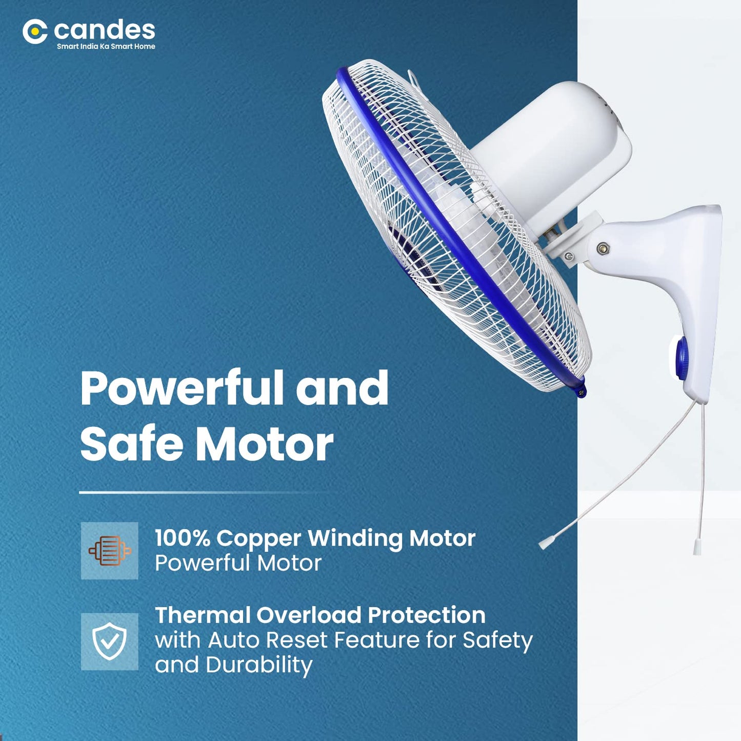 Candes winner wall fan - dining room comfort