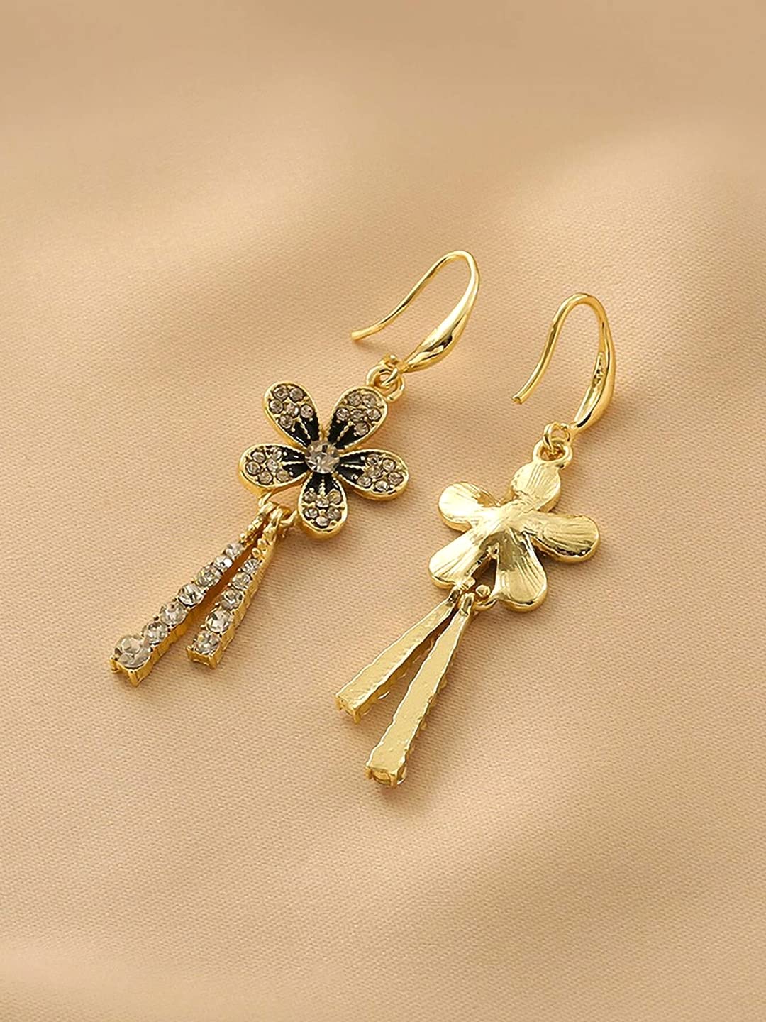Yellow Chimes gold toned earrings - ideal for birthdays
