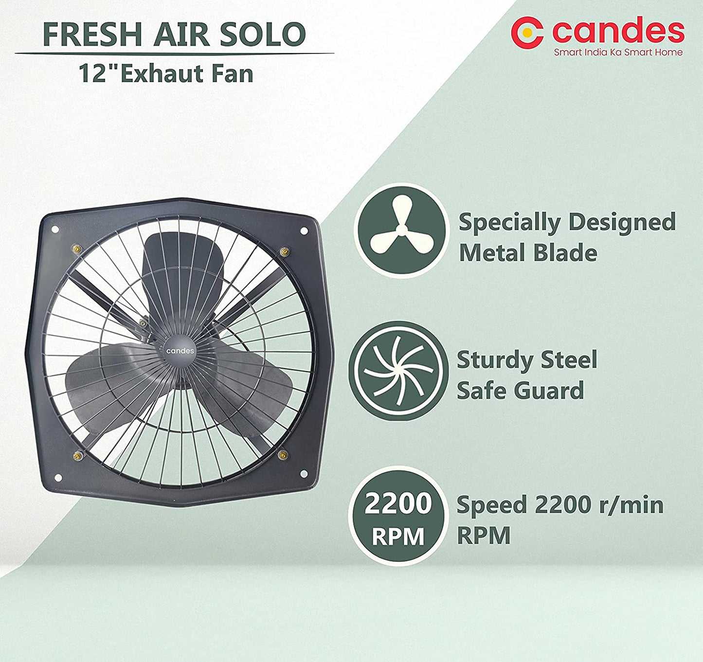 Candes exhaust fan - Modern bathroom ventilation