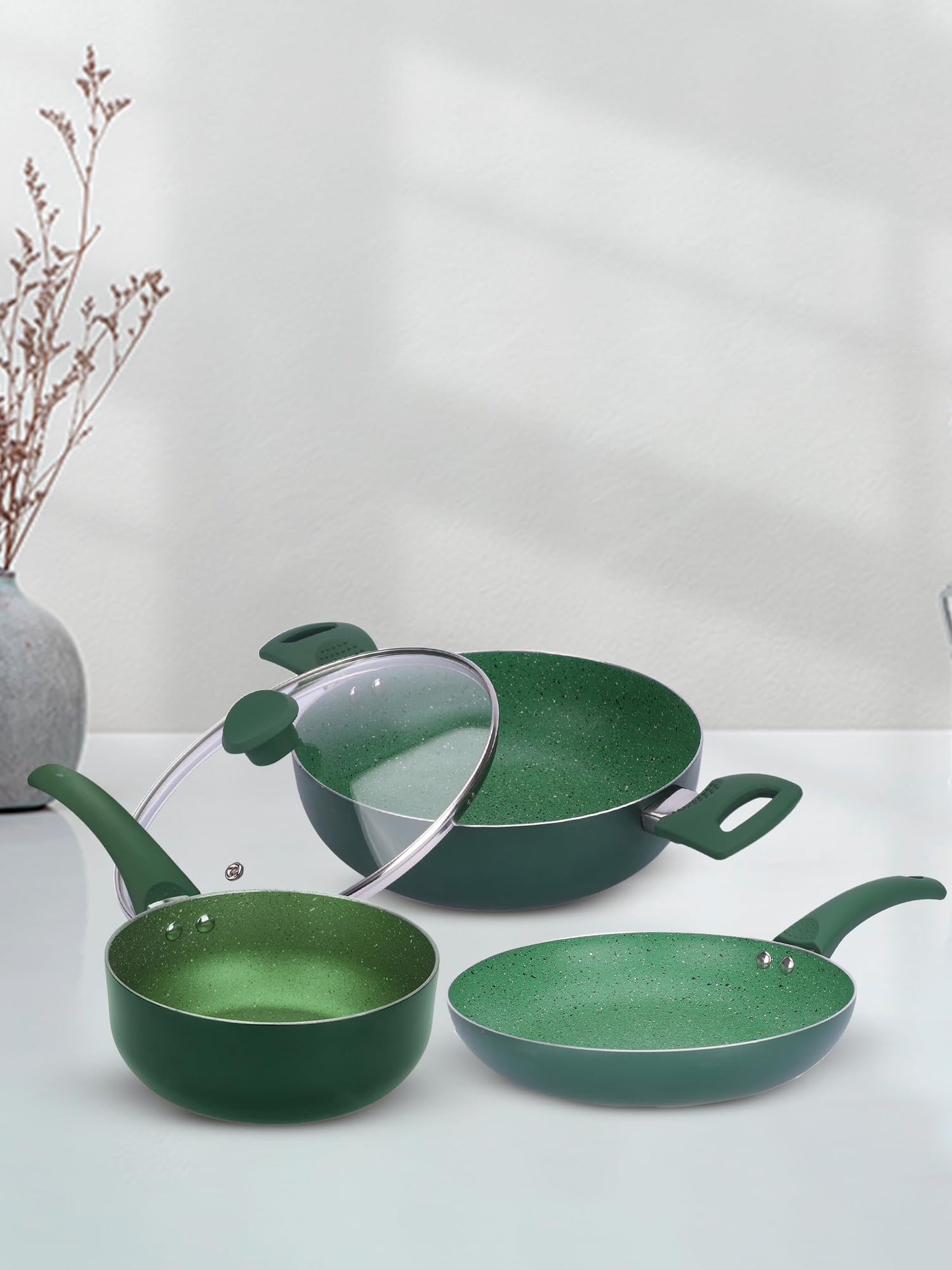 USHA SHRIRAM Non-Stick Cookware - Easy to Clean and Use