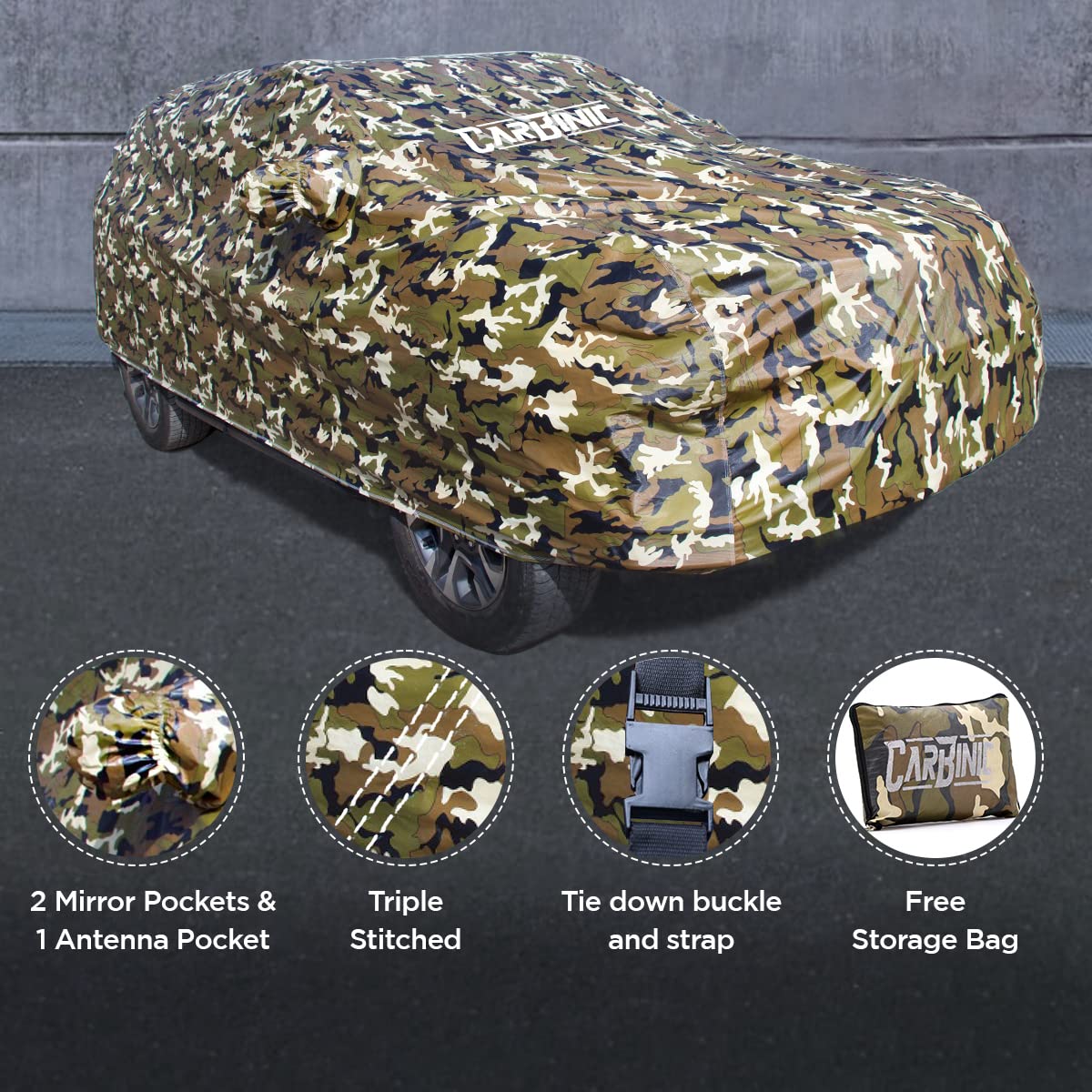 CARBINIC car body cover - dustproof fit for Toyota Innova