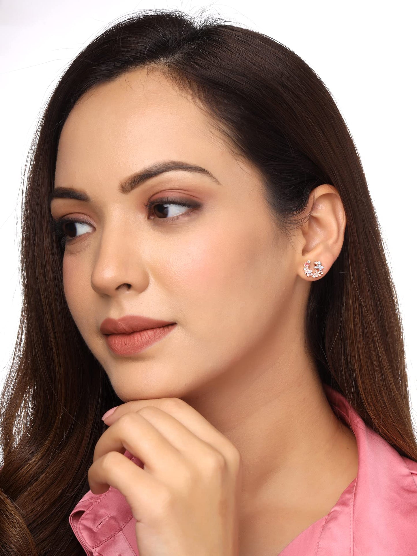 Yellow Chimes floral designed hoops - chic for anniversaries