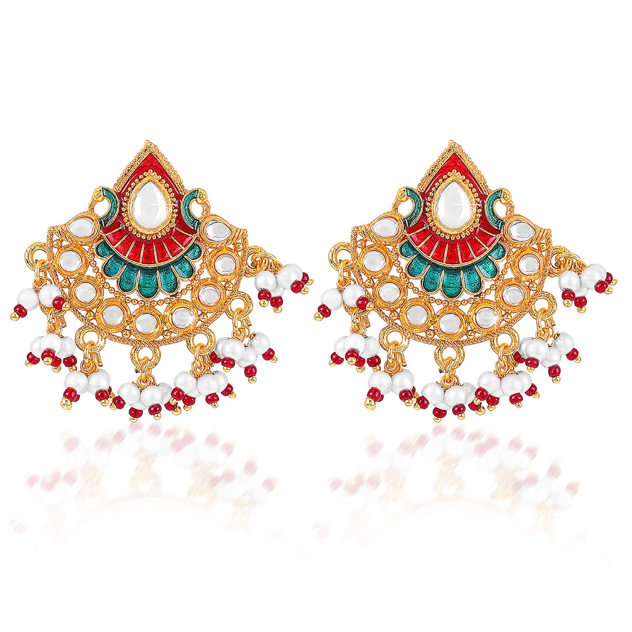 Yellow Chimes gold earrings - traditional jewelry gift