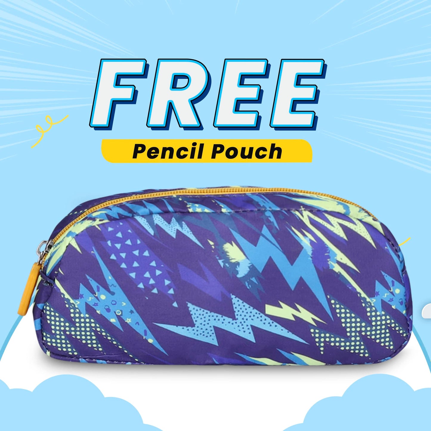 Clownfish backpack with pencil pouch - kids daypack