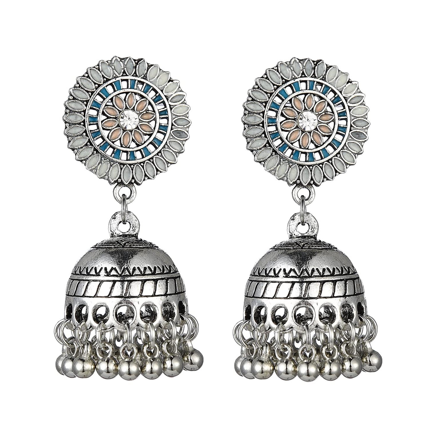 Yellow Chimes multicolor earrings - unique fashion statement