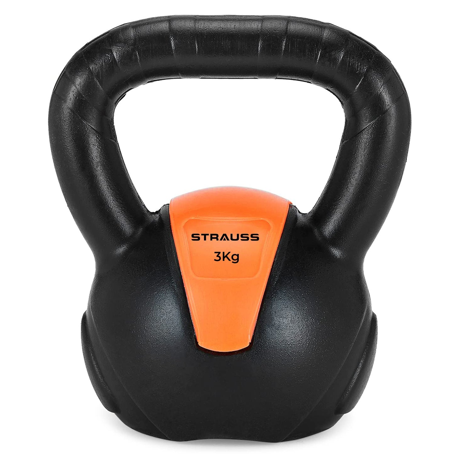 Strauss PVC Kettlebell - Ergonomic design for maximum grip