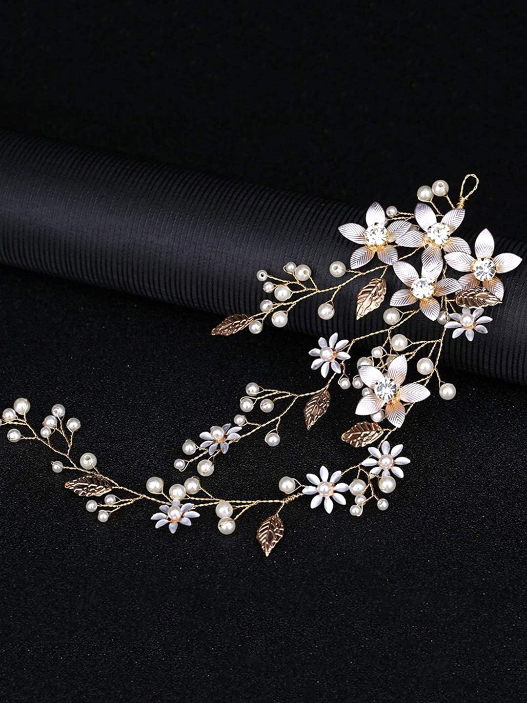 Yellow Chimes hair accessories - special event styling