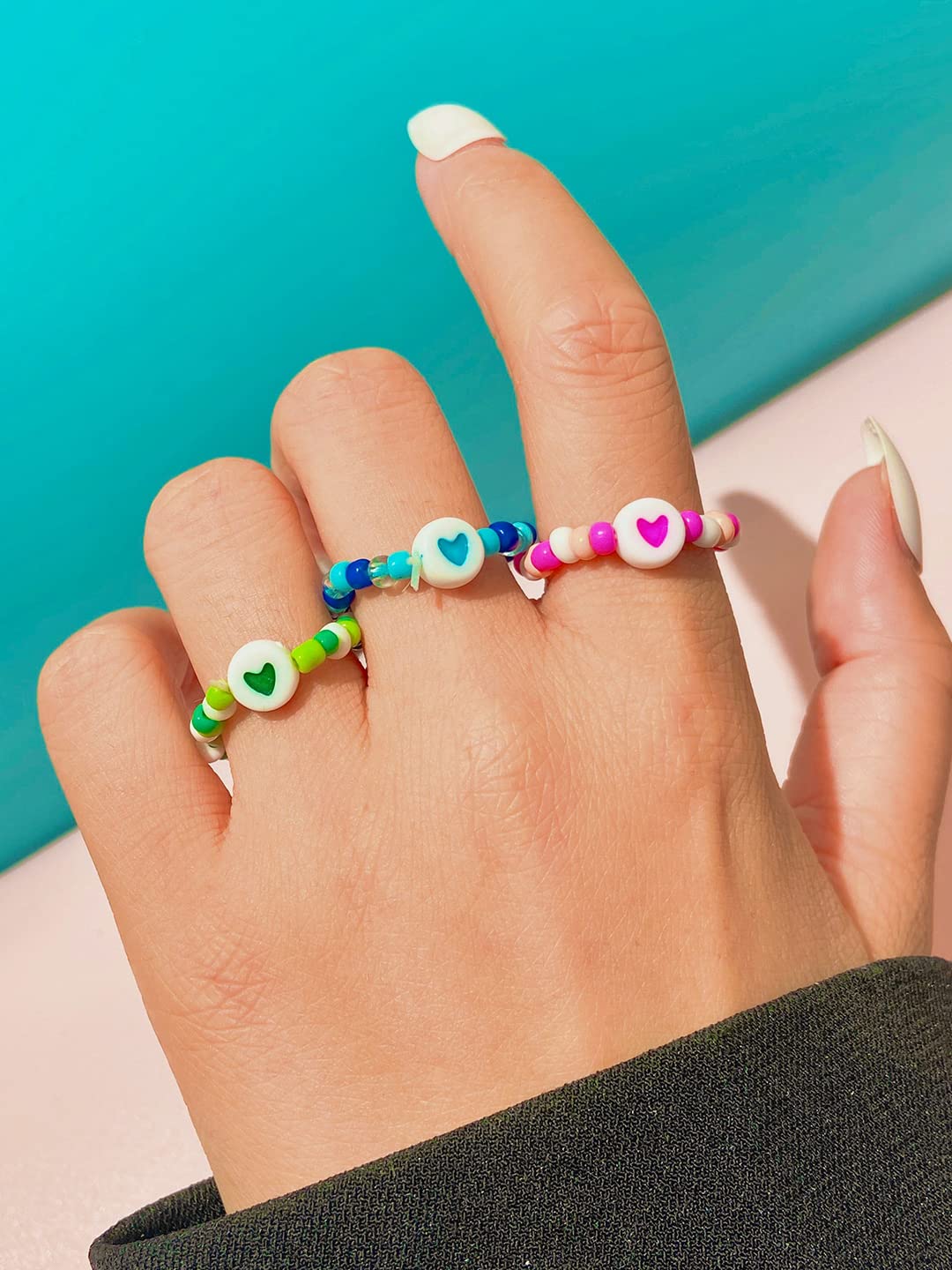 Yellow Chimes colorful rings - stylish jewelry for daily wear