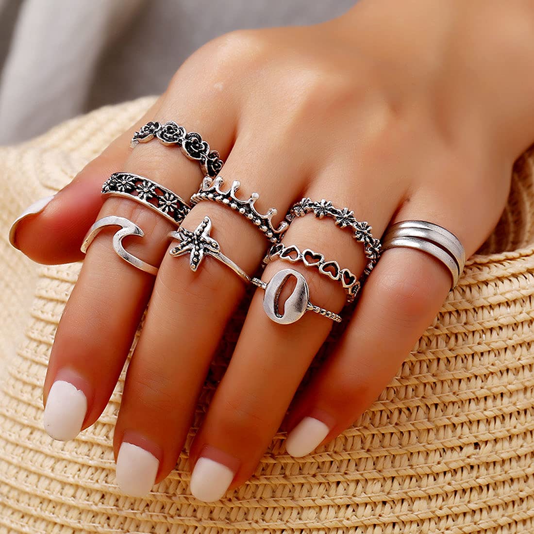 Yellow Chimes elegant rings - beautiful jewelry box included