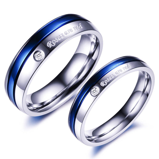 Yellow Chimes stylish couple rings - Gift for girlfriend