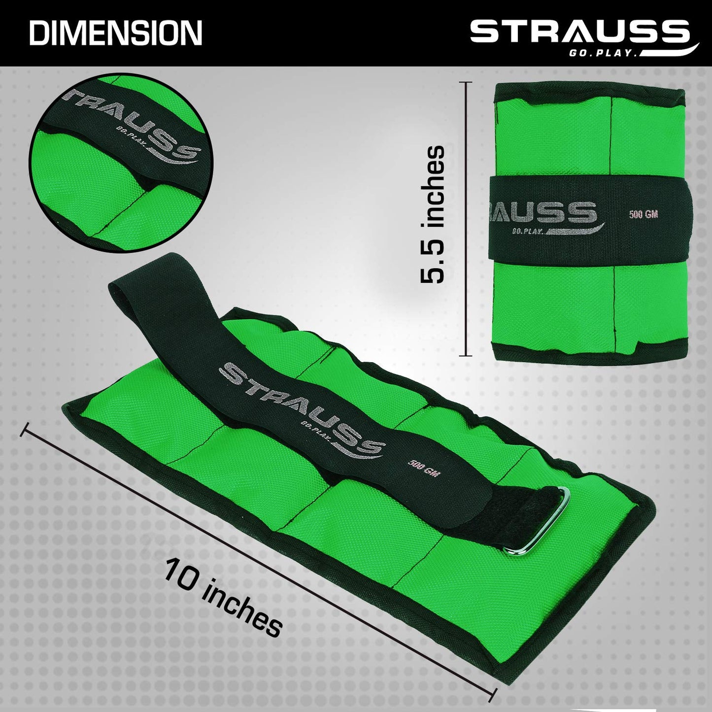 Strauss Adjustable Weights - Enhance your fitness routine