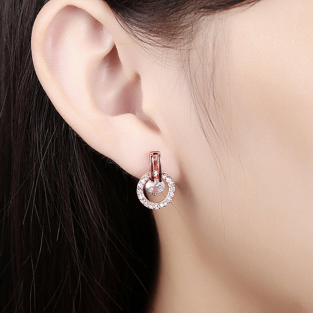 Yellow Chimes Crystal Drop Earrings - Ideal Gift for Her