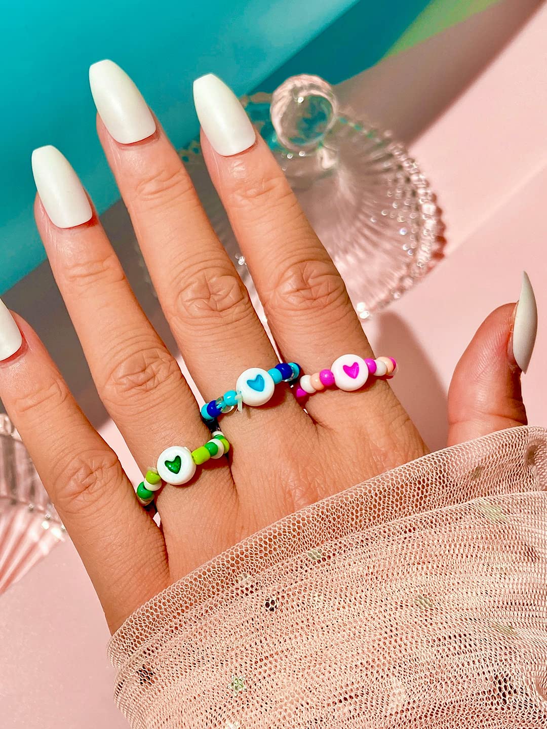 Yellow Chimes adjustable rings - trendy accessory for women