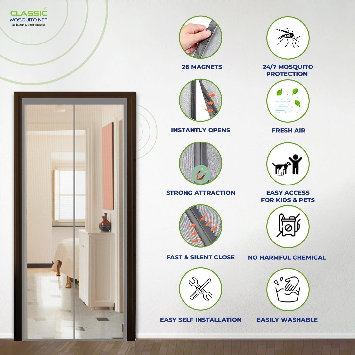 Classic Mosquito Net - elegant home shield