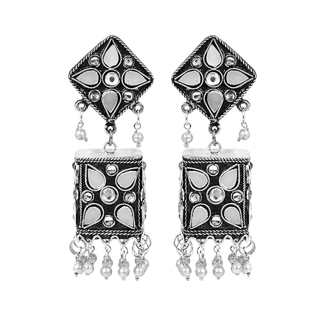 Yellow Chimes jhumka - comfortable for everyday wear