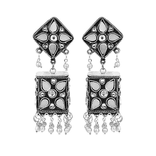 Yellow Chimes jhumka - comfortable for everyday wear