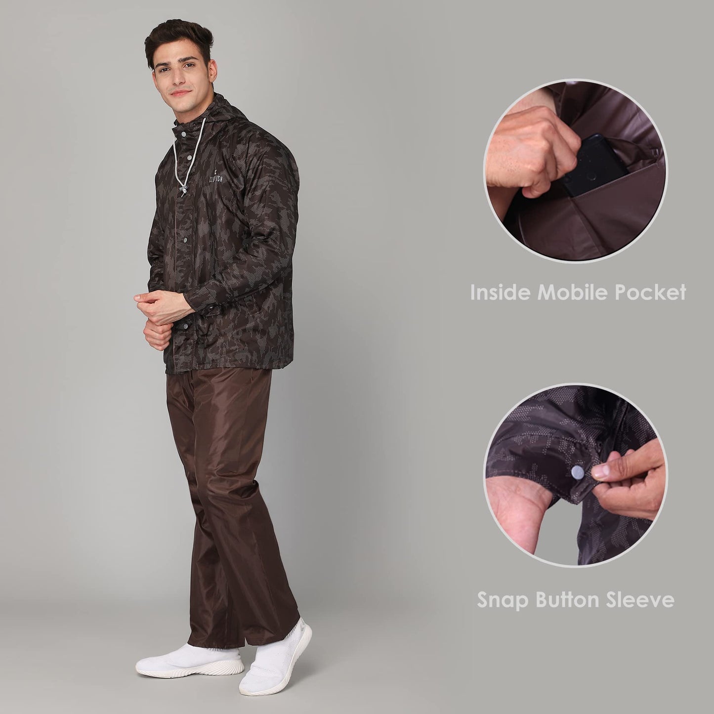 Clownfish men's raincoat - Travel ready