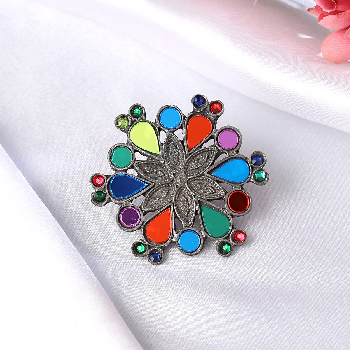 Yellow Chimes Finger Ring - Ethnic Dress Accessory