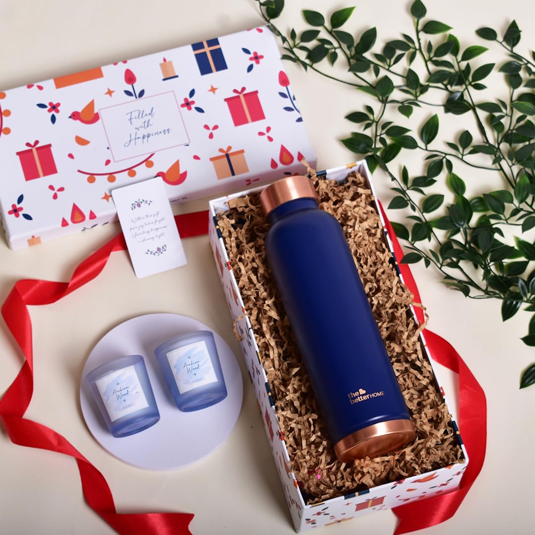 Gleevers Copper Water Bottle - Stylish Hydration for Home