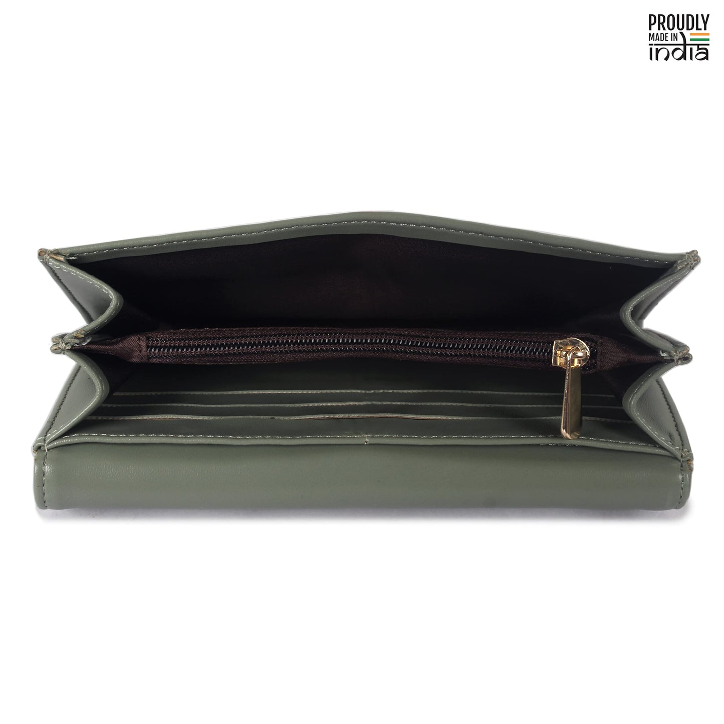 Clownfish womens clutch - multi-compartment design for organization
