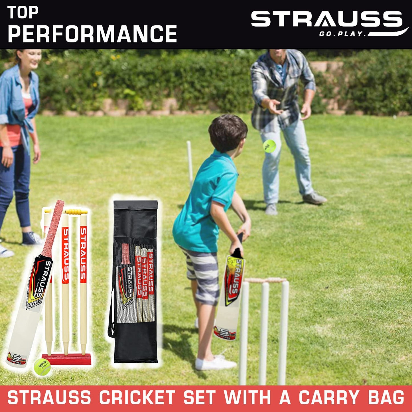 Strauss Cricket Kit - Ideal for Young Cricketers