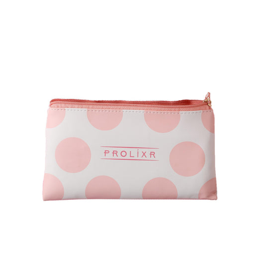 Prolixr Pink Pouch - Stylish Travel Accessory for Skin Care