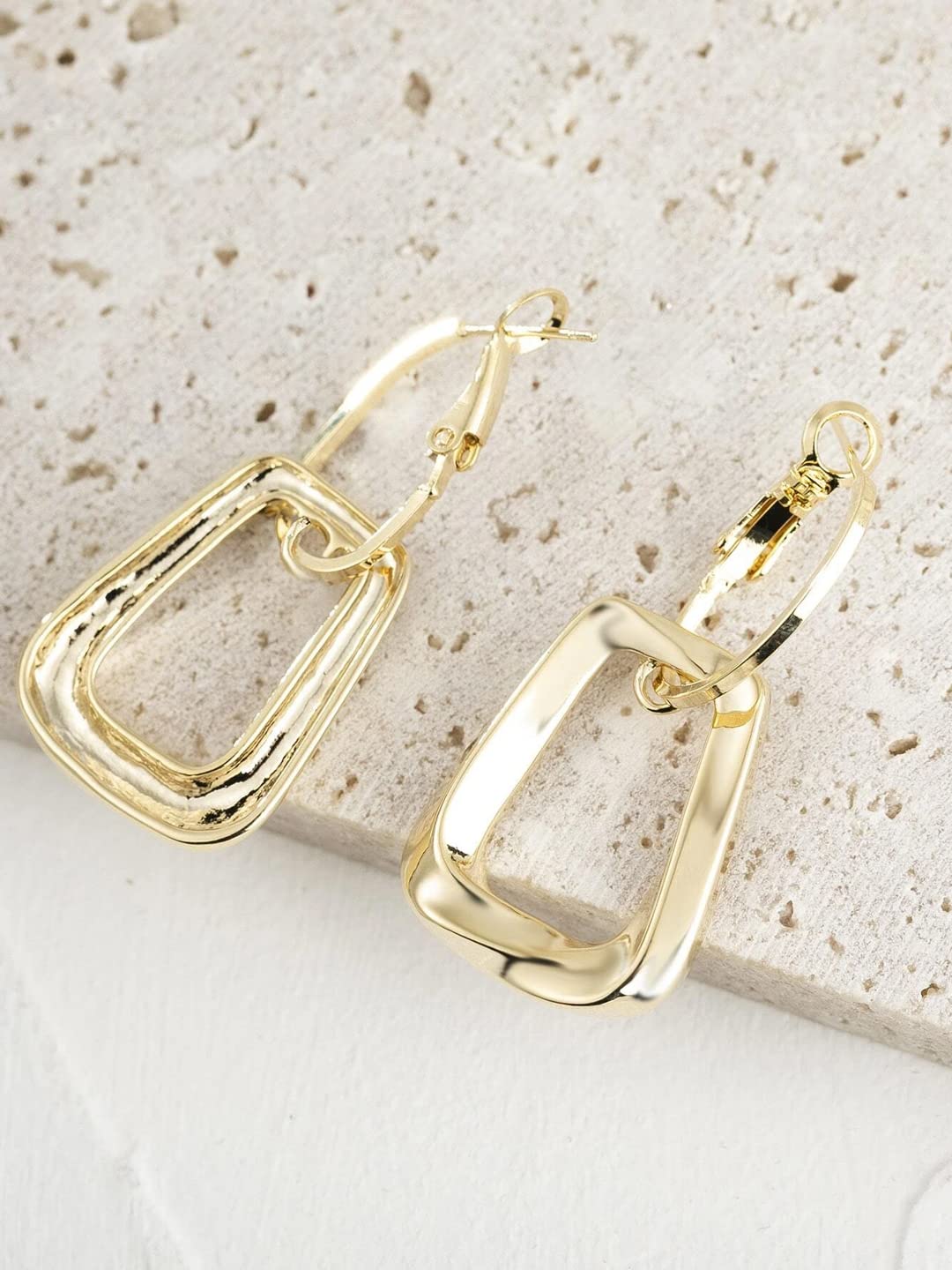 Yellow Chimes Gold Earrings - Perfect for birthday celebrations